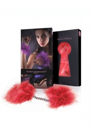 menottes froufrou rouge coquine sexy osezchic pas cher